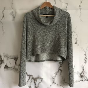 White House Black Market Cropped Cowl Neck…